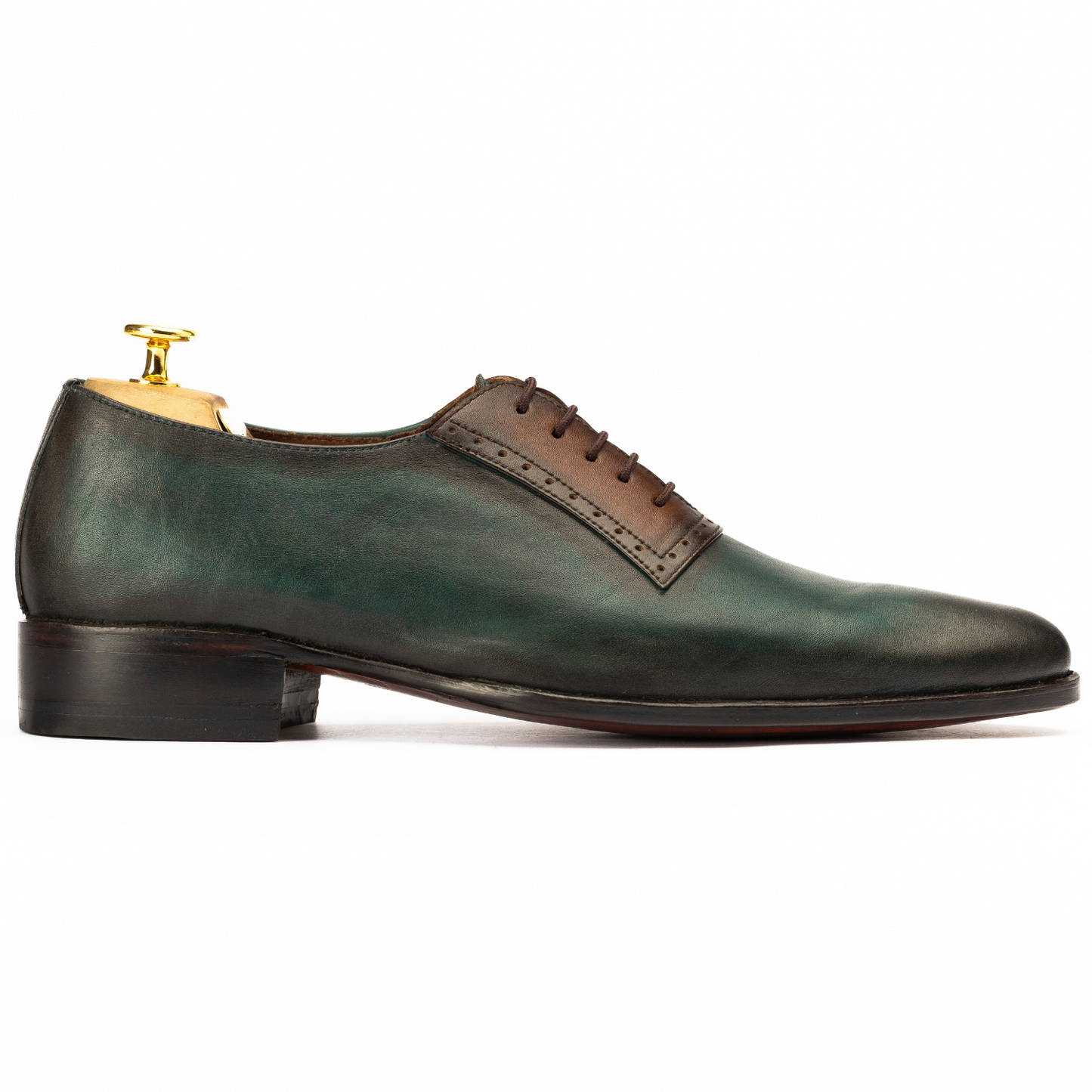 The Bramwell | Green Patina Oxford