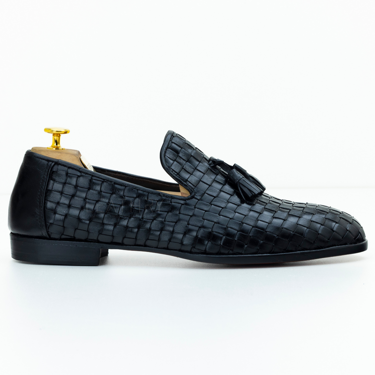 The Merritt | Woven Leather Tassel Loafer