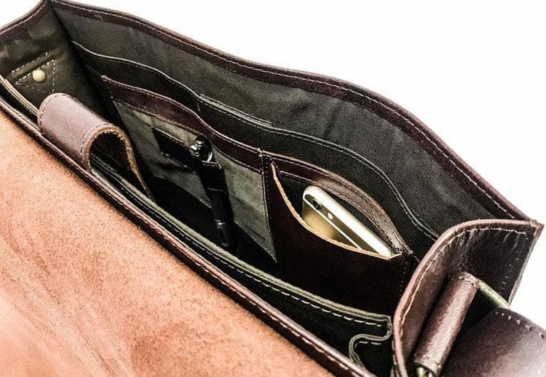 Adam Messenger Bag - Antique Brown