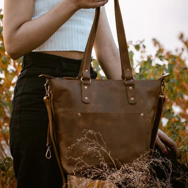 Leather Totes & Handbags