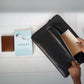 Tech Leather Laptop Sleeve - Black