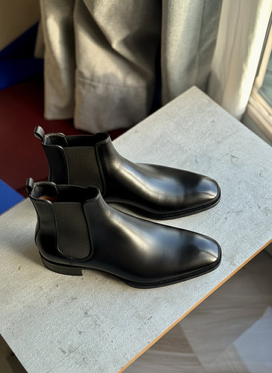 Premium Black Chelsea Boots