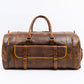 Alpha 46L Leather Duffle - Brown
