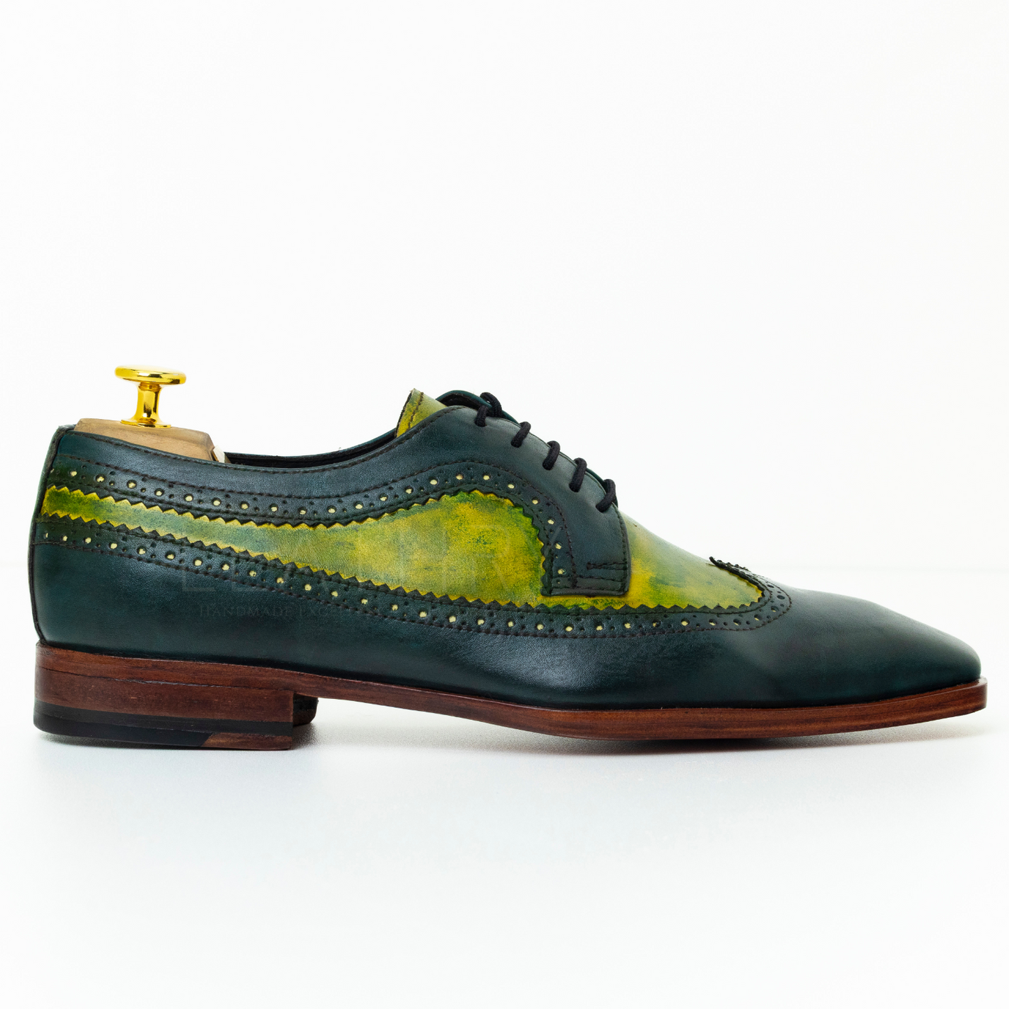 The Montel | Green Dual Tone Wingtip