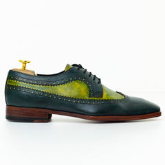 The Montel | Green Dual Tone Wingtip