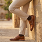 The Burla | Caramel Double Monk Buckle