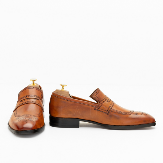 The Blake | Brown Penny Loafers