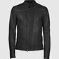 Rogue Men's Black Leather Jacket