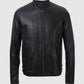 Sleek Rider Men's Black Jacket