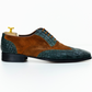 The Greer | Suede Leather Wingtip Spectators