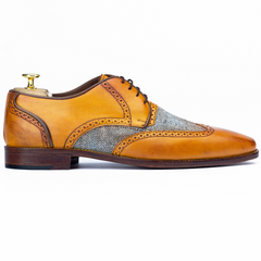 The Romer | Tweed Wingtip Lace Up