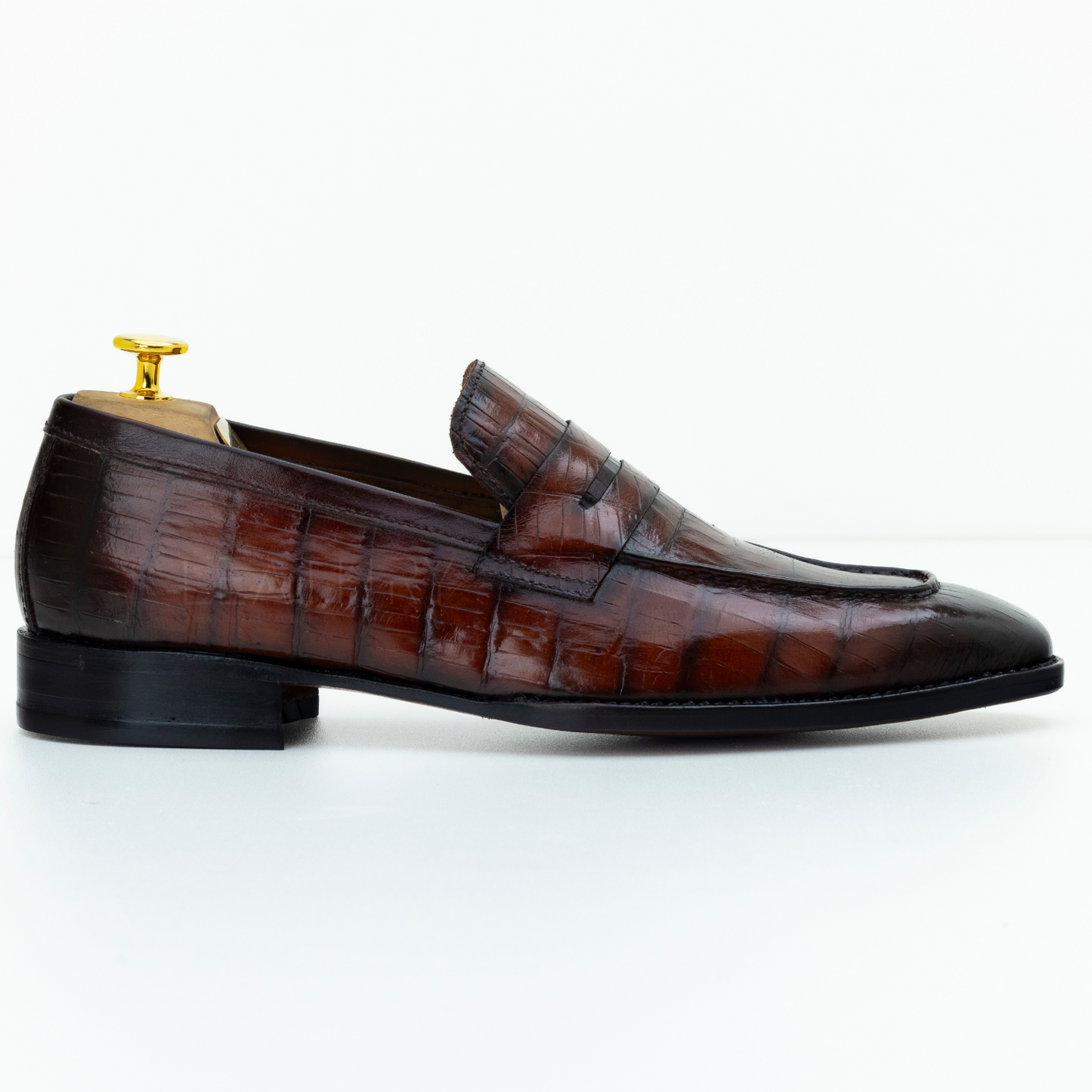The Royce | Alligator Moccasin Loafer