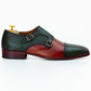 The Ulricson | Green & Tan Patina Double Monk