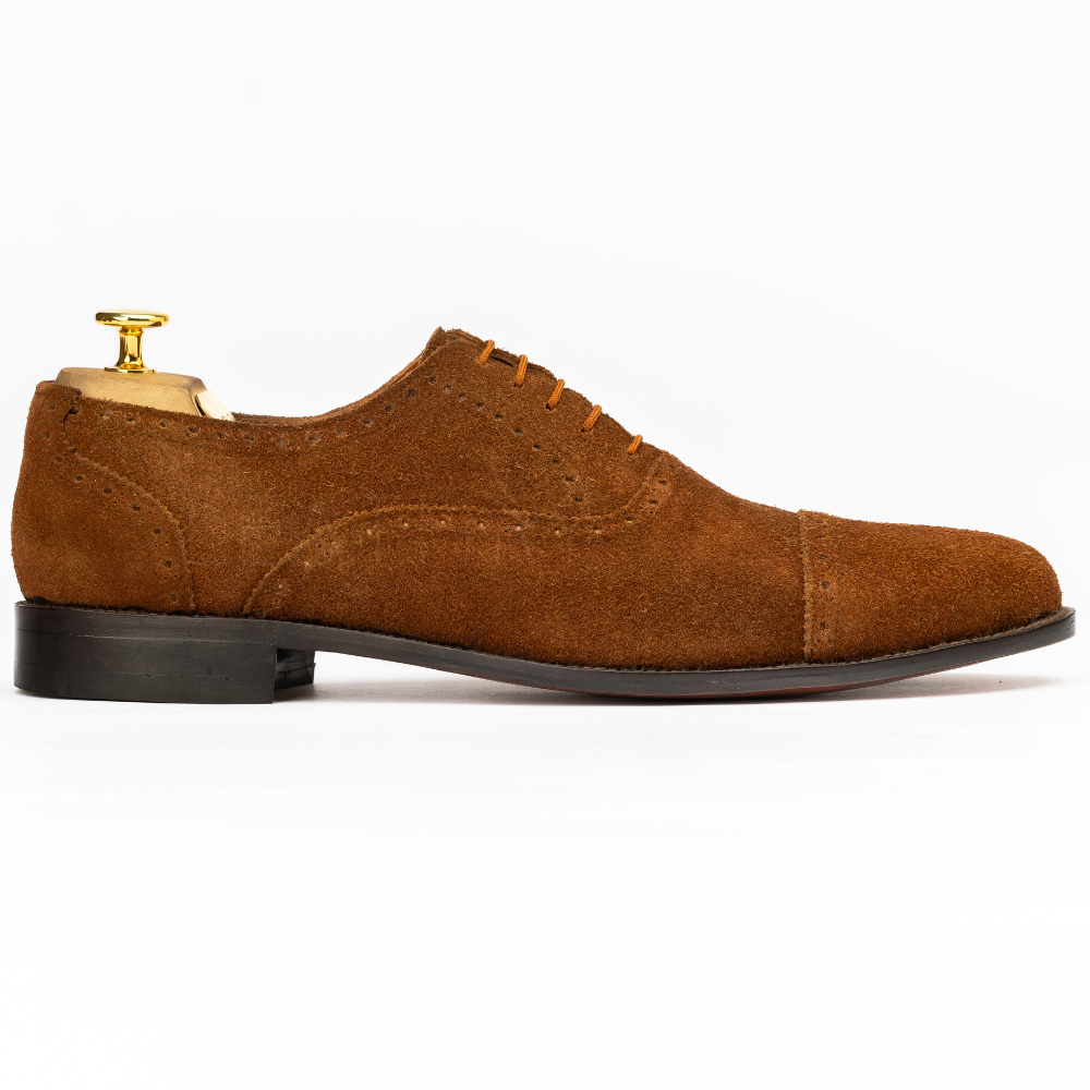 The Yorran | Semi Brogue Cap Toe Oxford