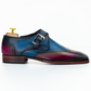 The Ursin | Handpainted Wingtip Monk Strap