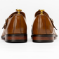 The Grover | Cap Toe Tan Double Monk