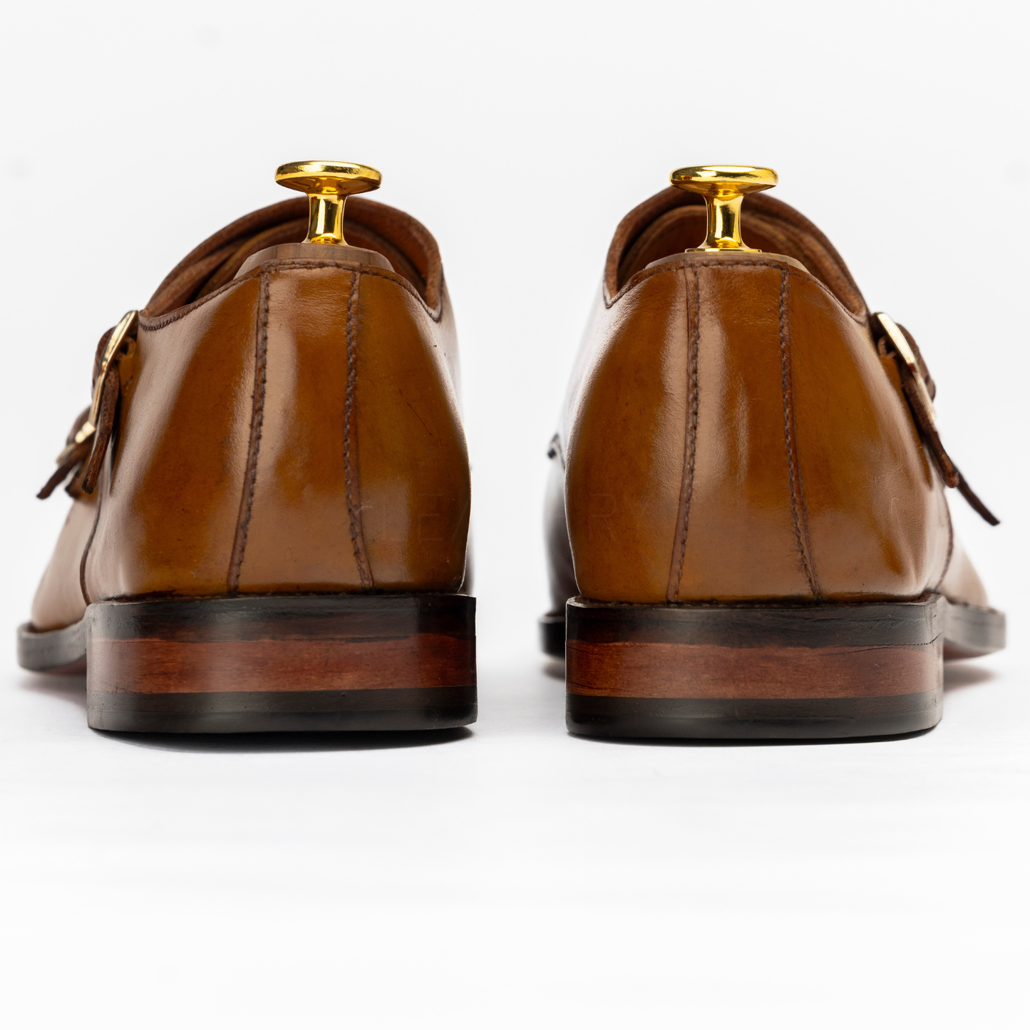 The Grover | Cap Toe Tan Double Monk