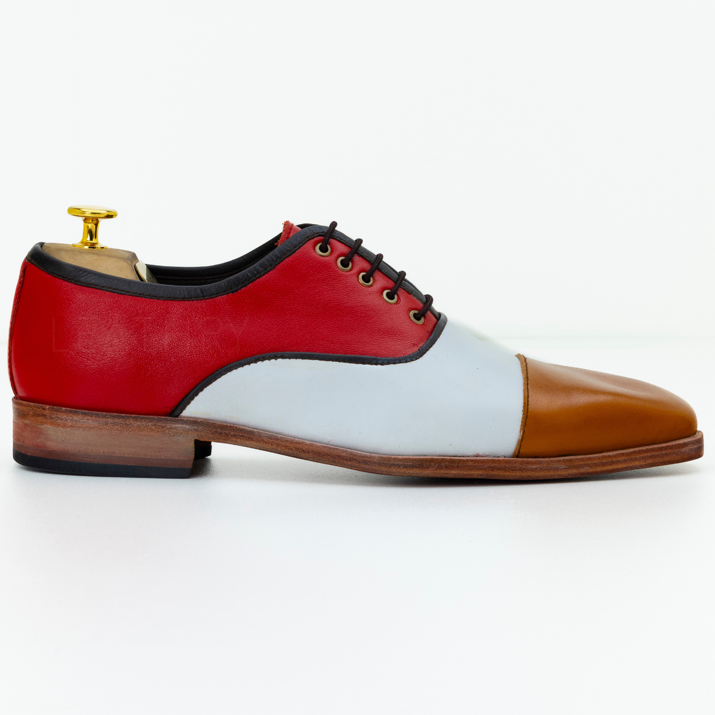 The Halstead | Tri Tone Leather Oxfords