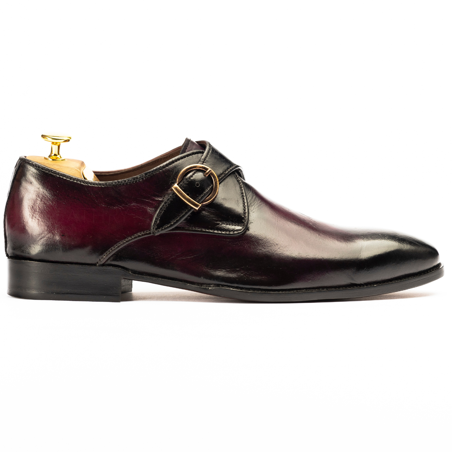 The Darien | Purple Patina Monk Strap