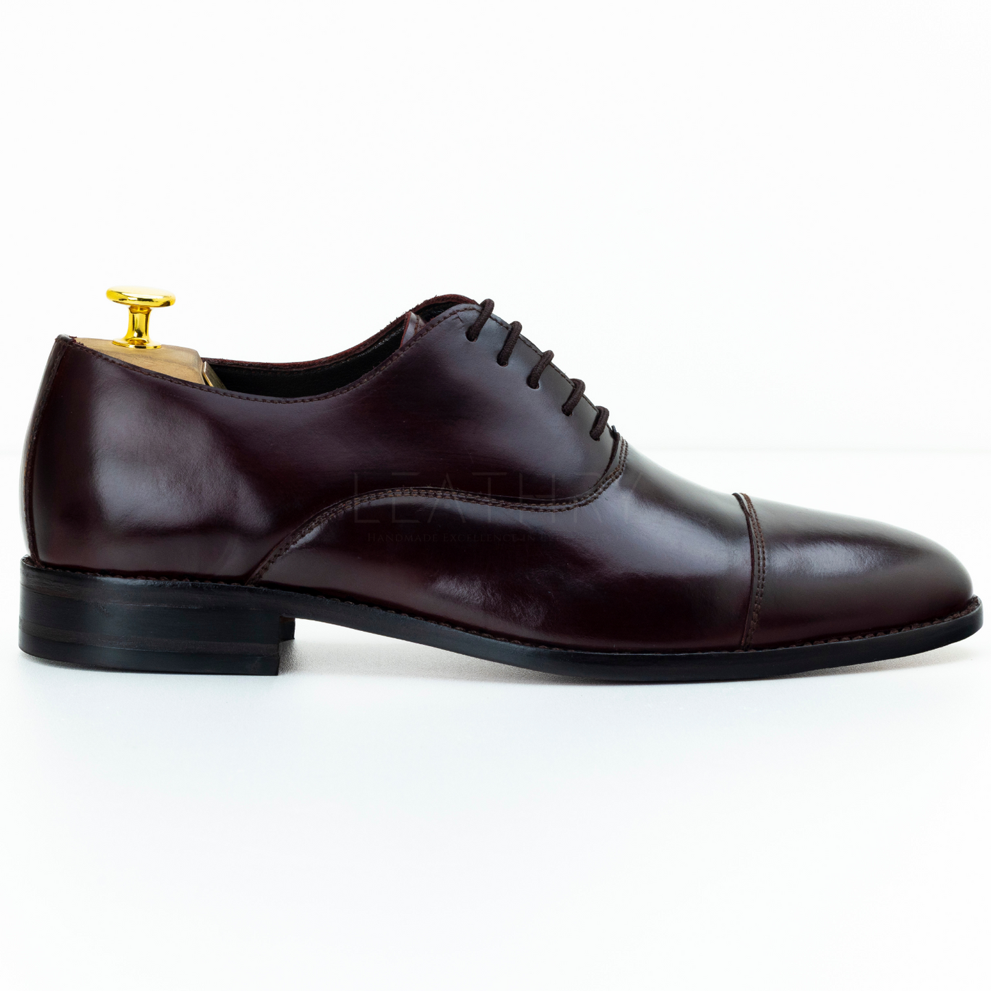The Verren | Burgundy Cap Toe Oxford