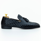 The Merritt | Woven Leather Tassel Loafer