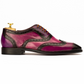 The Pascal | Wingtip Pink Patina Shoes