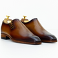 The Hollan | Side Lace Whole Cut Brogue Shoes