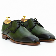 The Yardin | Green Doubly Dye Patina Derby