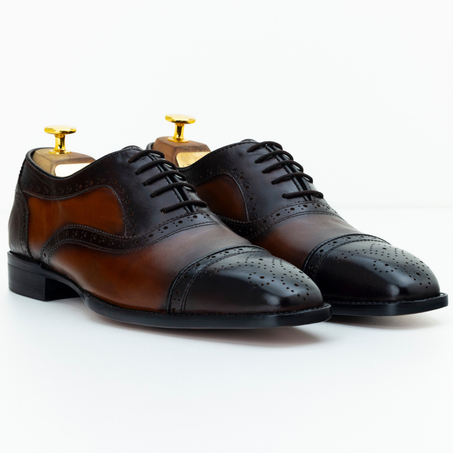 The Larson | Calfskin Brogue Oxfords