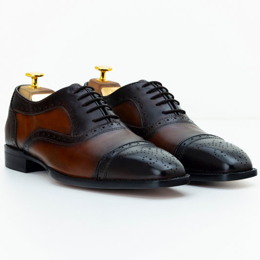 The Larson | Calfskin Brogue Oxfords