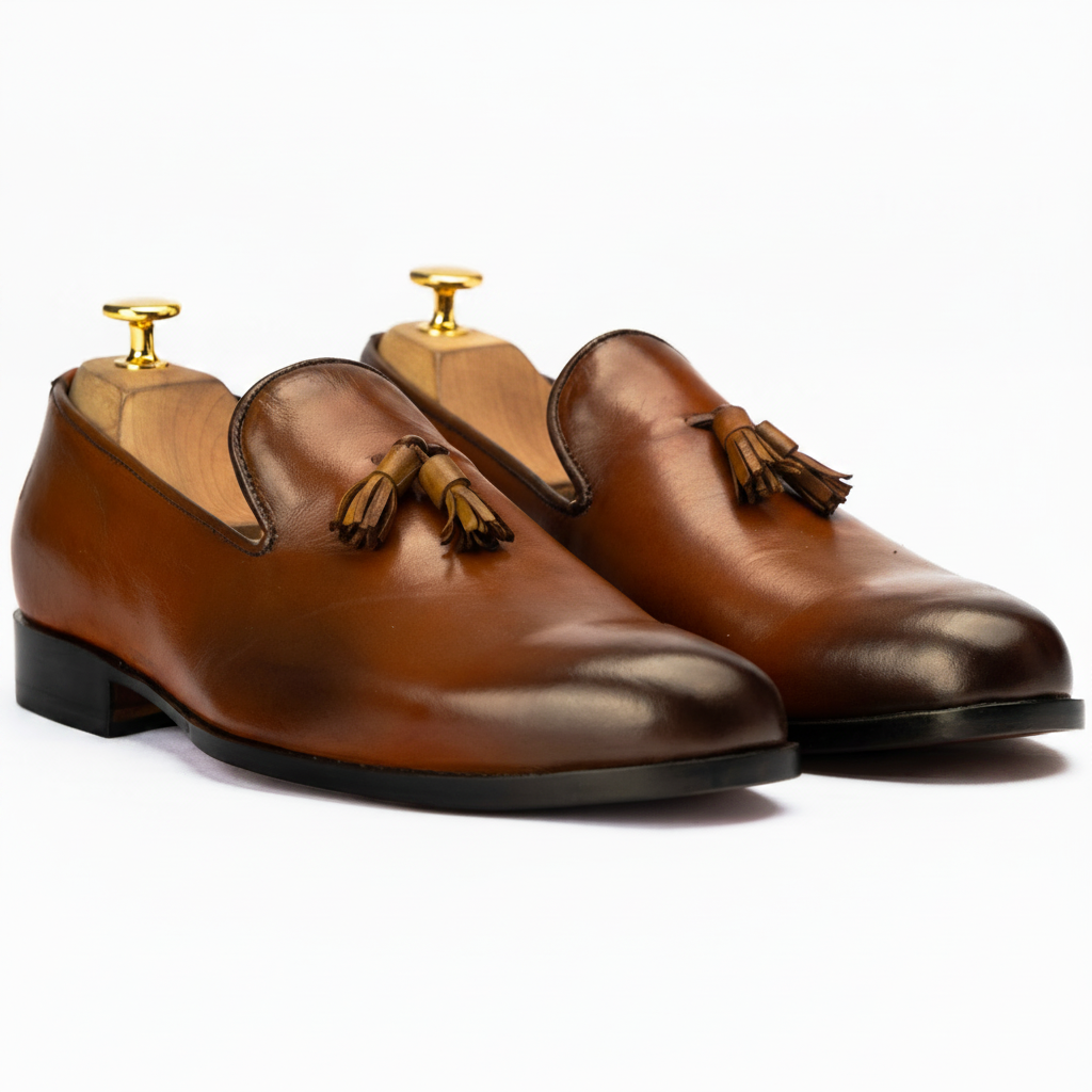 The Dax - Brown Tassel Loafers