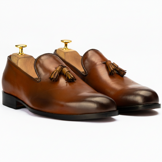 The Dax - Brown Tassel Loafers