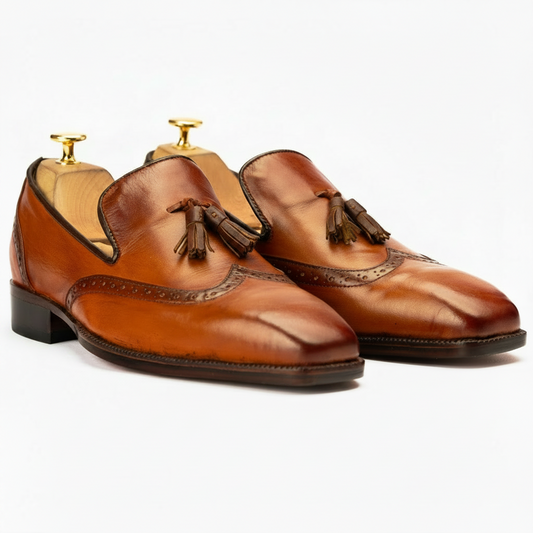 The Lennox | Brogue Tassel Loafers