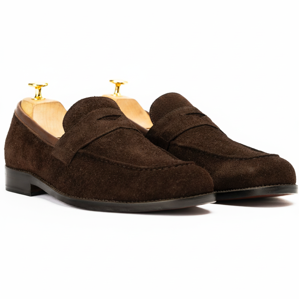 The Caswell | Brown Suede Loafer