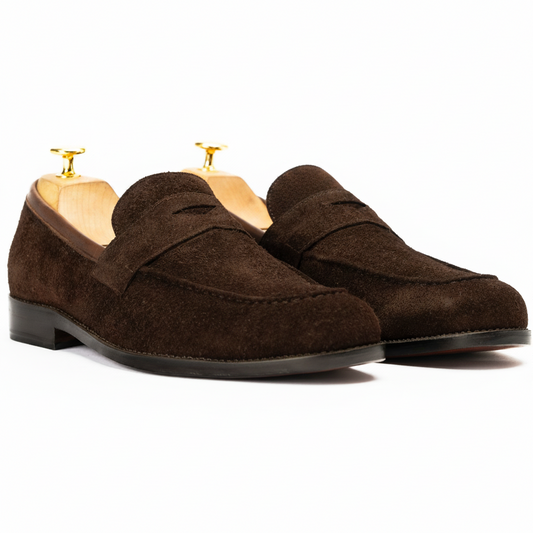 The Caswell | Brown Suede Loafer