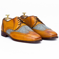 The Romer | Tweed Wingtip Lace Up
