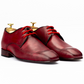 The Zayden | Burgundy Natural Leather Derby