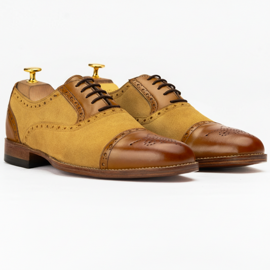 The Bellamy | Dual Tone Suede Leather
