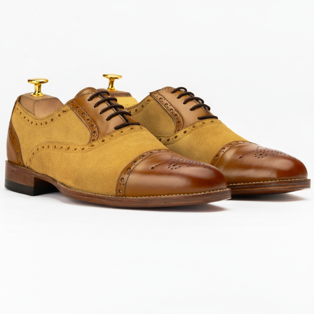 The Bellamy | Dual Tone Suede Leather