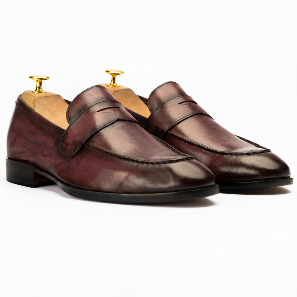 The Alwin | Purple Patina Loafer