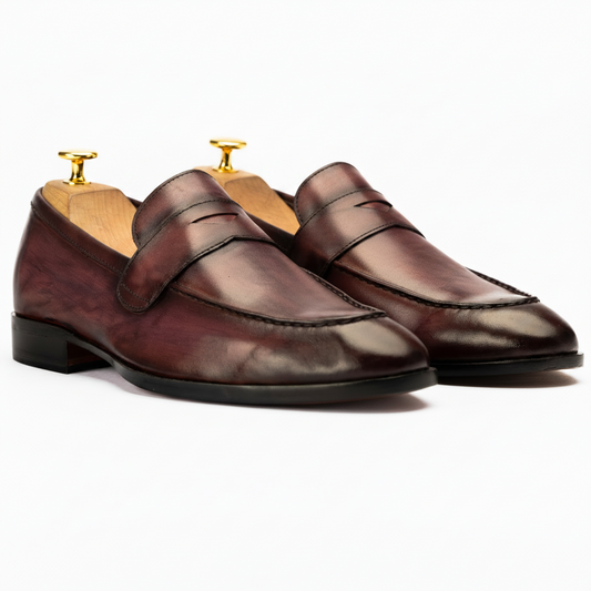 The Alwin | Purple Patina Loafer