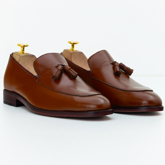 The Ives | Brown Tassel Loafer