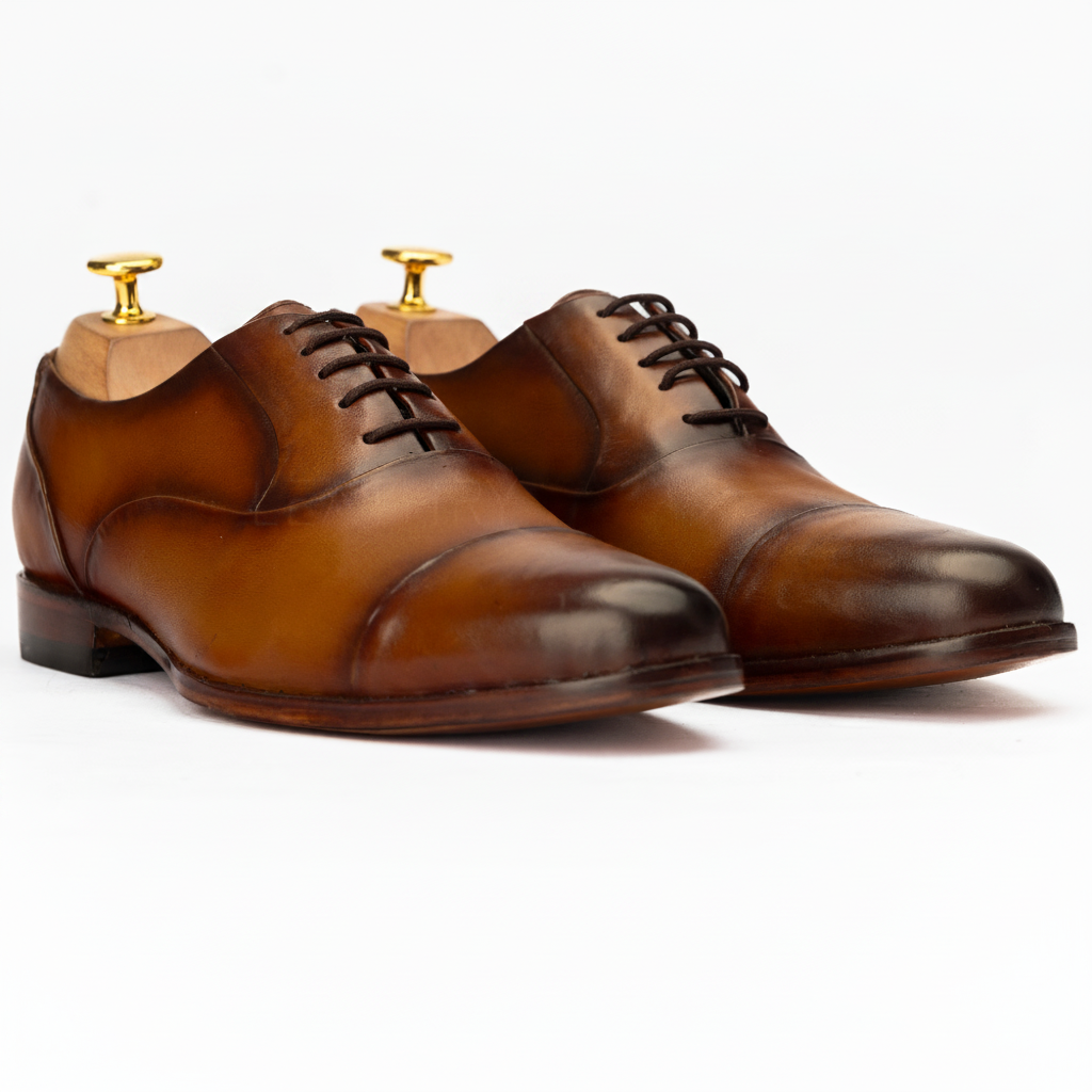 The Mael | Brown Patina Oxford