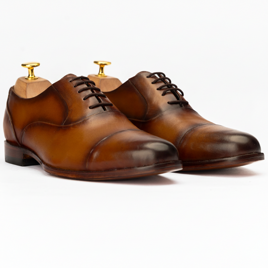 The Mael | Brown Patina Oxford