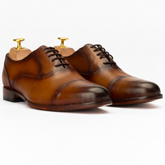 The Mael | Brown Patina Oxford