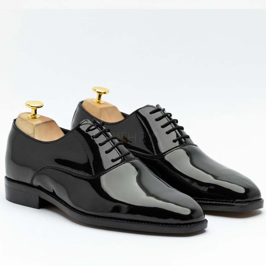 The Ulwin | Black Patent Dress Shoes