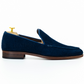 The Emeric | Blue Seude Slip On