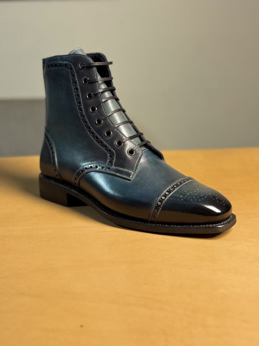 The Midnight Ascend - Cap-Toe Boots