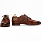 The Jalen | Crocodile Embossed Calfskin Derby