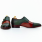 The Ulricson | Green & Tan Patina Double Monk